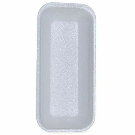 Gen Meat Trays, No 1.5, 8.38 x 3.94 x 1.1, White, 1000PK 15WH