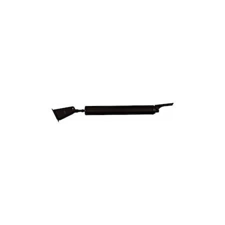 National Hardware V1333 Series Door Closer, 5/16 in Dia Rod, 11-1/4 in L, Steel, 90 deg Opening, 27-1/2 lb Black N181-610