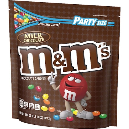 M&Ms Milk Chocolate Candies, Assorted MRSSN55114
