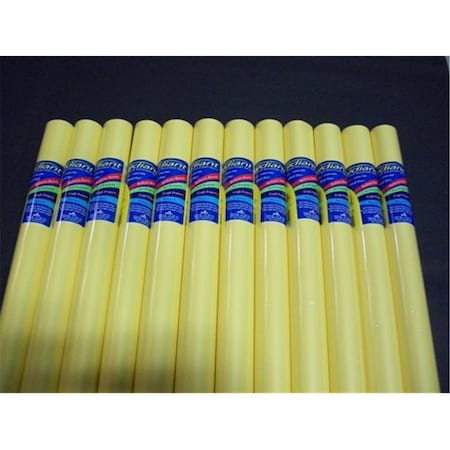 Riteco Raydiant Fade Resistant Art Rolls Light Yellow 24 In. X 12 Ft. 12 Pack, 12PK 80181