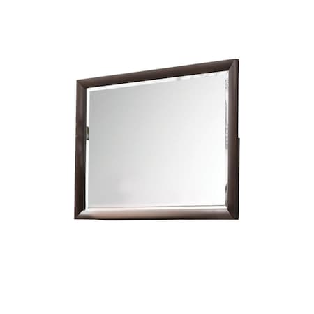 Homeroots 36" Merlot Wood Framed Mounted Dresser Mirror 486456