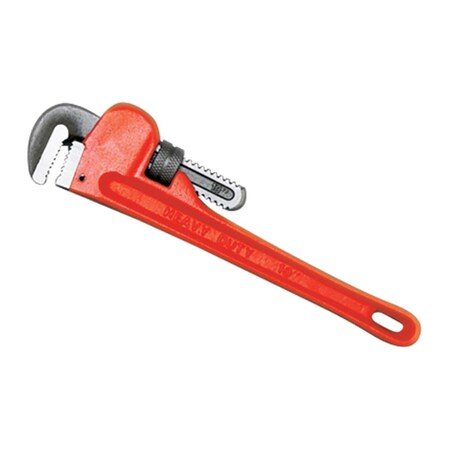 Dendesigns 1.5 x 10 in. Pipe Wrench - Orange DE2738840