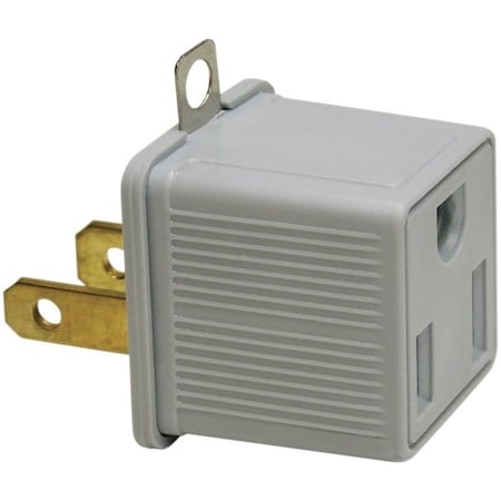 Powerzone Outlet Tap, 3 Outlet(s) Gray ORAD3200