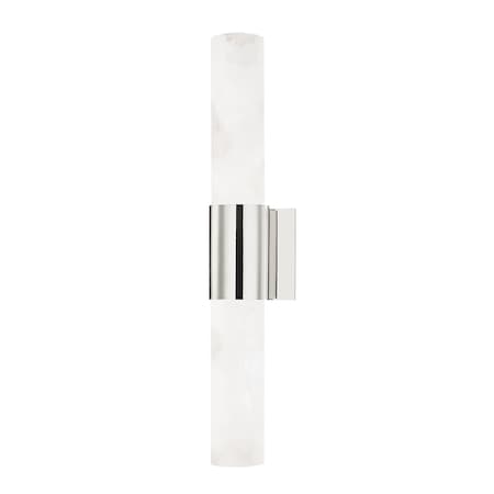 Hudson Valley Lighting Barkley 3 Light Wall Sconce 4.75 In. Polished Nickel 8210-PN