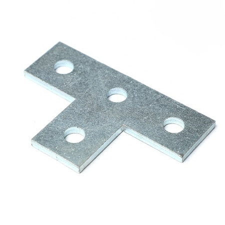 Newhouse Electric 1/4 in. Trade Size 4-Hole Steel Strut Channel T Bracket Angle Fitting, Silver (No Magnets) BRT4