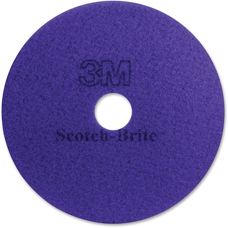 Scotch-Brite Diamond Floor Pad Plus, 20 In, Purple, PK5 23894