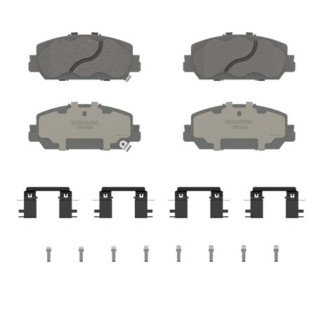 Wagner Brake OEX Front Disc Brake Pad Set Premium Ceramic,  OEX2036