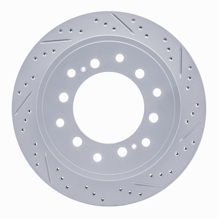 Dynamic Friction Co DFC Geoperformance Rotor - Drilled and Slotted 830-76143R