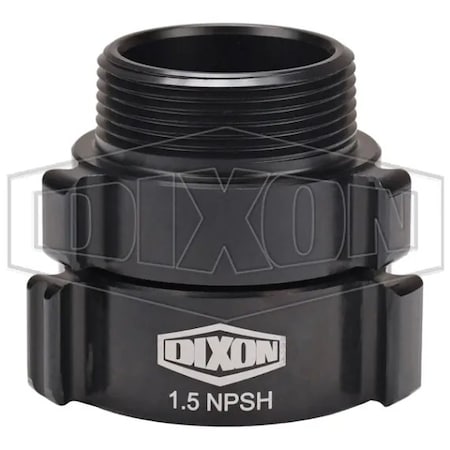 Dixon Style N54 Rocker Lug Adapter, 1-1/2 in, MNPT x FNPSH Swivel N54-15S15T