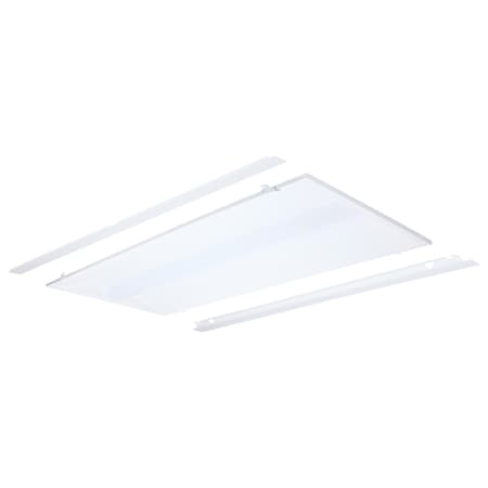 Nuvo 50/40/30W LED 2x4 Center Basket Troffer Retrofit Kit CCT Dimmable 120-277V Matte White Finish 65/1302