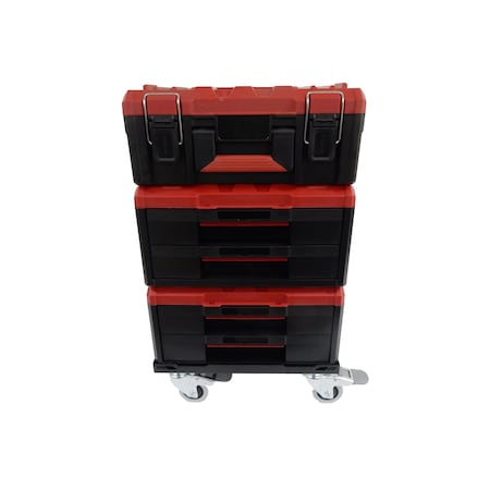 Shuter Toolbox Stacakble Kit - 3 Tier TB1 + (two) TB2 and Mobile Base 1011082