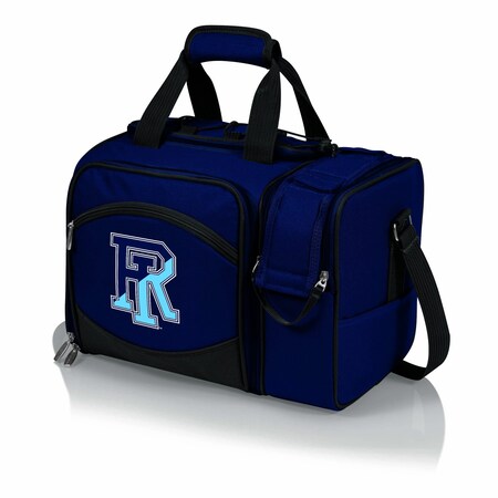 Picnic Time Family Of Brands NCAA Rhode Island Rams Malibu Cooler Picnic BasketNavy Blue with Black Accents 508-23-915-934-0
