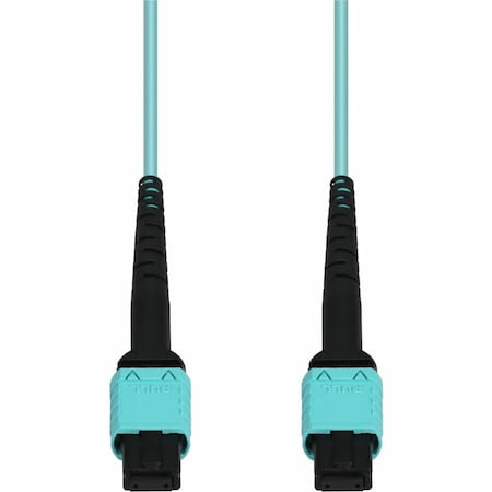 Add-On 2.5M MPO/UPC TO MPO/UPC AQUA OM4 OFNR (RISER-RATED) 12-STRAND FIBER PATCH CABLE ADD-MPOMPO-2-5M5OM4