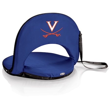 Picnic Time Family Of Brands NCAA Virginia Cavaliers Oniva Stadium Seat - Reclining Bleacher Seat with Back Support 626-00-138-594-0