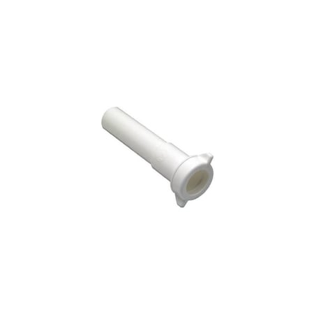 Master Plumber Lavatory Drain Extension Tube, White Plastic, 1.5 O.D. x 6-In. 775-619