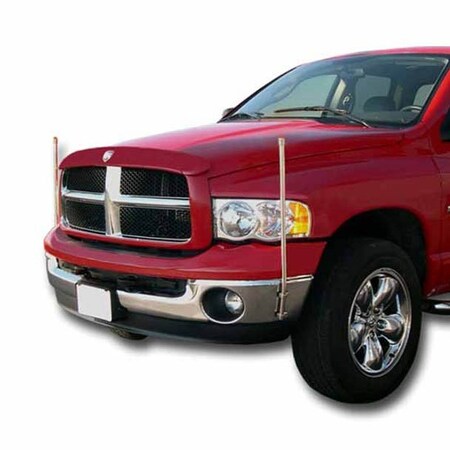 Replacement For Dodge Ram 2500 Year 2007 304 Stainless Steel 29 In Bumper Guides Offset Bend Style