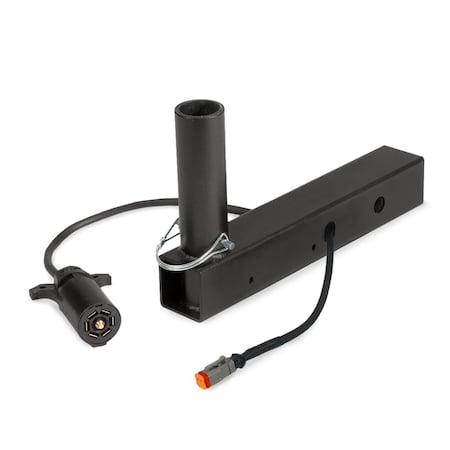 Safetywhips Warning Whip Mount, Black, Steel, 12.25 Length HMTD