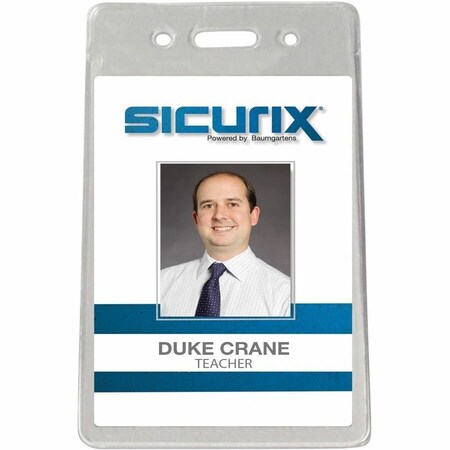 Sicurix HOLDER, BADGE, VERT, 50PK 47820