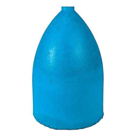Dedeco RBR ABRASIVE CONE, BULLET 1-1/2" X 1", BLUE X/F S/C 1/UNIT 0125