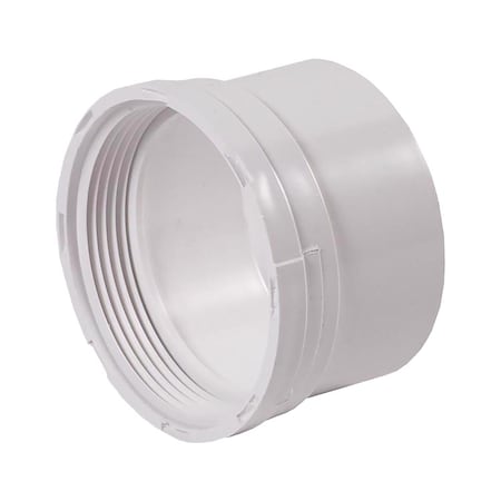 Plastic Trends NDS Schedule 35 3 in. Hub each X 3 in. D FPT PVC Pipe Adapter 1 pk 3P11