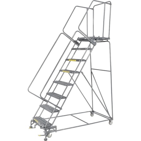 Ballymore Safety Rolling Ladder, Steel, 80 in.H 083221GSU