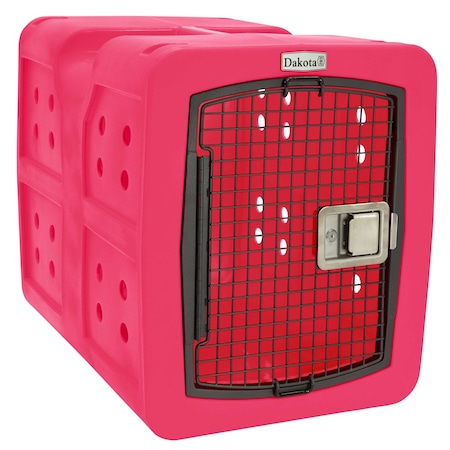 Dakota 283 G3 Framed Door Kennel - Medium - Pink D2-G3MED-SGN-PINK