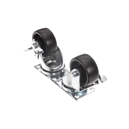 Winston Casters with Brake, Plate Locking, 3in SV1166-2