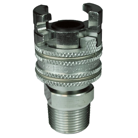 Dixon P-Series, Thor MNPT 3/4" Coupler, 1/2", SS 4PM6-S
