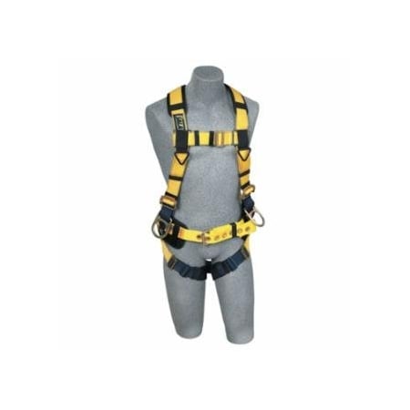 Dbi-Sala Delta Iron Worker's Harness with Pass Thru Buckle Leg Straps, Back D-Ring, Med 098-1106451