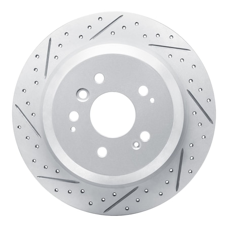 Dynamic Friction Co DFC Geoperformance Rotor - Drilled and Slotted 830-59062L