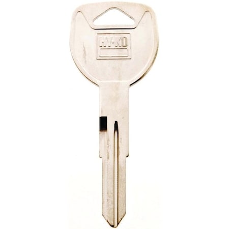 Hy-Ko Automotive Key Blank, Brass, Nickel, For: Honda Vehicle Locks 11010HD103