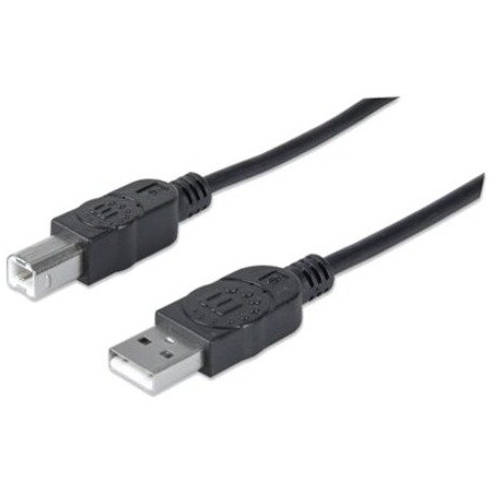 Manhattan Hi-Speed USB 2.0 Device Cable - A Male to B Male - 3 ft 306218