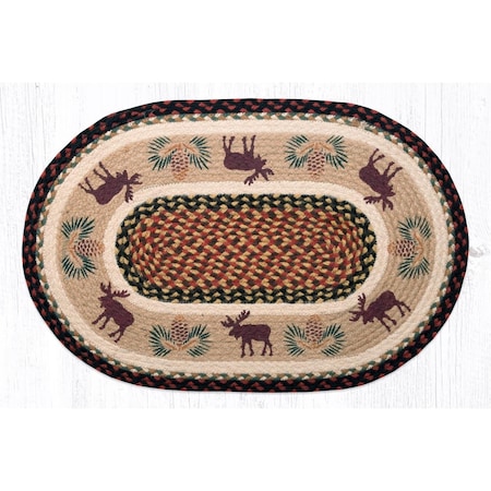 H2H 20 x 30 in. OP-19 Moose & Pinecone 2 Oval Patch H22548525