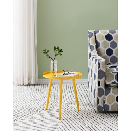 Kings Furniture Whelan Metal Side Table, Yellow PS77-Y