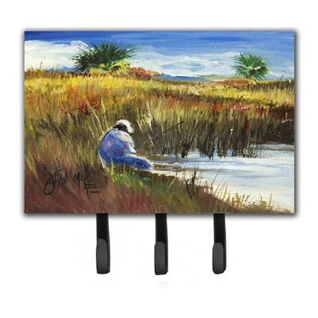 Carolines Treasures Fisherman On The Bank Leash and Key Holder JMK1125TH68