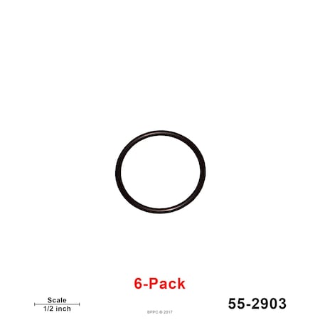 Bedford Precision Parts Aftermarket Replacement for the GRACO 248-138 Bedford O-Rings, Solvent Resistant, 6PK 55-2903