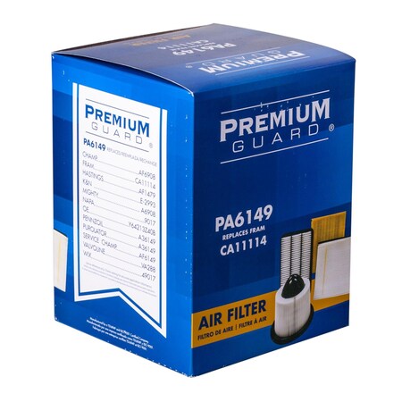 Premium Guard Engine Air Filter, PA6149