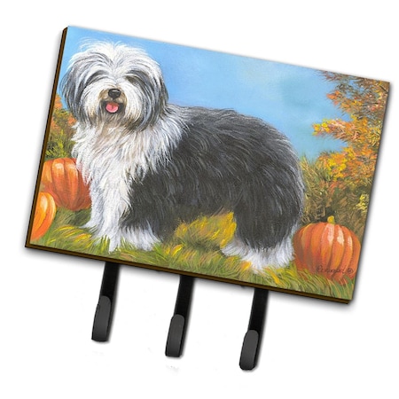 Carolines Treasures 6 x 2 x 9 in. Old English Sheepdog Ocotoberfest Leash or Key Holder PPP3265TH68