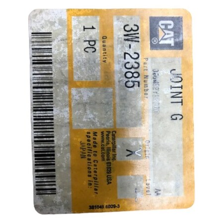 Caterpillar JOINT G, CATERPILLAR OEM 3W2385 3W2385