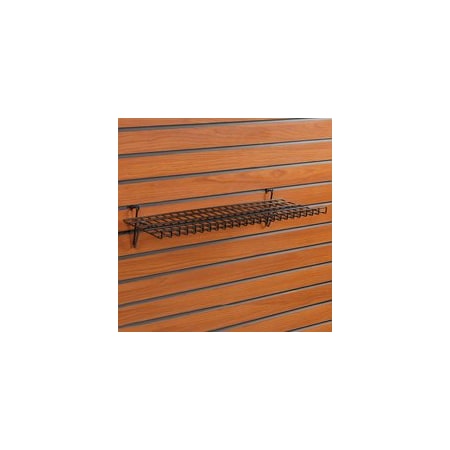 Specialty Store Services Heavy Duty Slatwall Shelf 23 1/2 In Wide X 9 In Deep With 1 In. Lip 2244BK