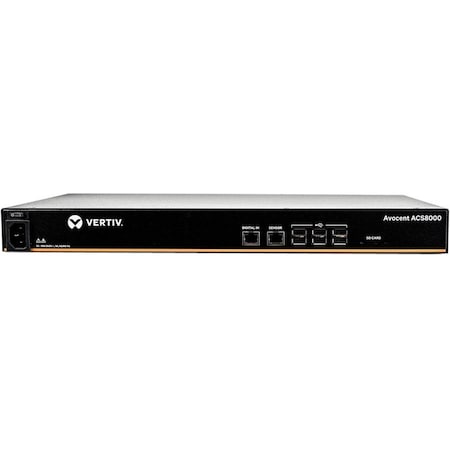 Vertiv Avocent ACS 8000 48-Port Serial Console Server, Single Internal AC Power Supply, 1U Chassis ACS8048SAC-400