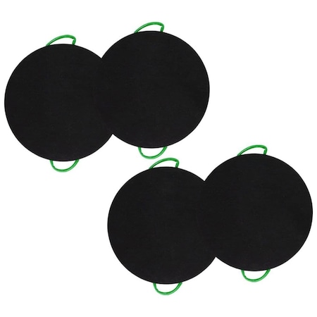 Mytee Products 30in Round Outrigger Pad 2in Thick 65000 # WLL RV Pads Ergonomic Handle, 4PK ORP-Round-30x20x4