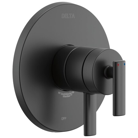 Delta Altado Monitor 17 Series Valve Only Trim In Matte Black T17042-BL