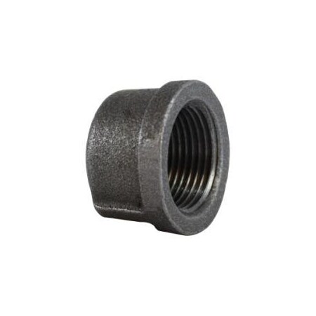 Midland Industries CAP 2-1/2IN FPT IRON BK 150LB 2-1/2-8 65479