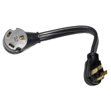 Tool Time 30 A Female - 50 A Male Flat Wire Pigtail Adapter TO349556