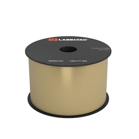 Labeltac LabelTac 4 and Pro Model High Performance 10-Year Vinyl Supply 3in x 150ft, Gold LT313HP
