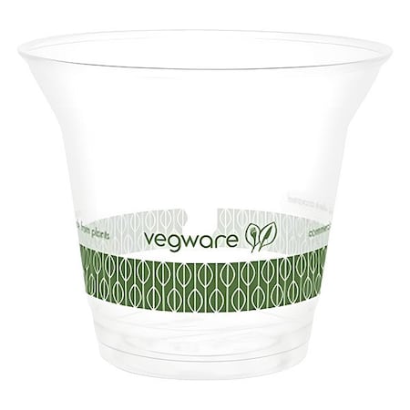 Novolex Cold Cup, 9 oz, Clear; Green, PK1000 R300s-G