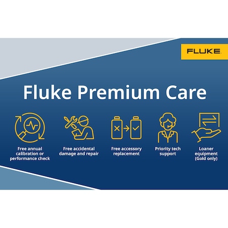 Fluke Networks Protection Plan, Standard Premium Care GLD-CFM-S-ADD