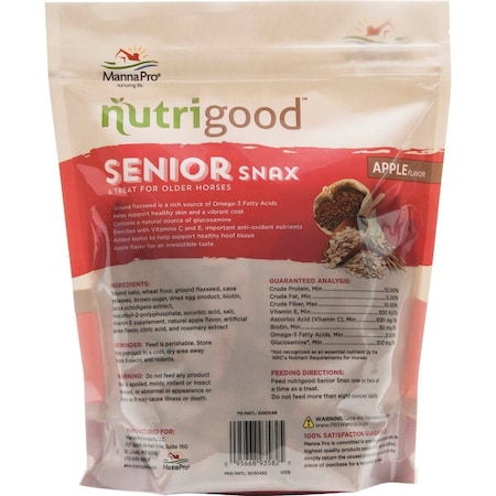 Manna Pro Senior Snax 2 Lb. Apple Flavored Horse Treat 1000048