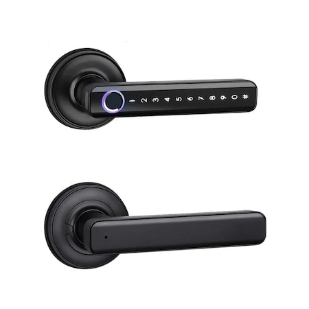Ecs Hardware H168 Smart Door Lock with Fingerprint Reader on Lever ECSH-H168